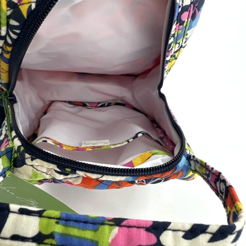 Vera Bradley Lunch Bunch Bag Insulated Lunchbox Snack Pockets Rio Colorful NEW - Picture 2 of 11